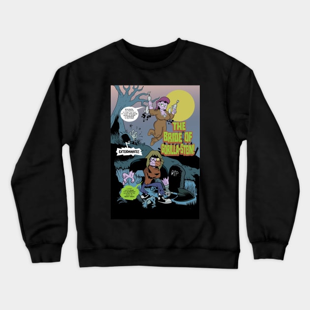 Gorilla-Stein 1 Crewneck Sweatshirt by DrewEdwards